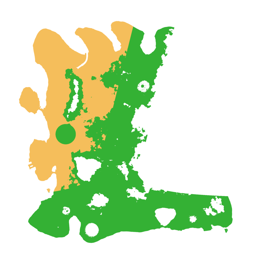 Biome Rust Map: Procedural Map, Size: 3500, Seed: 2115526237