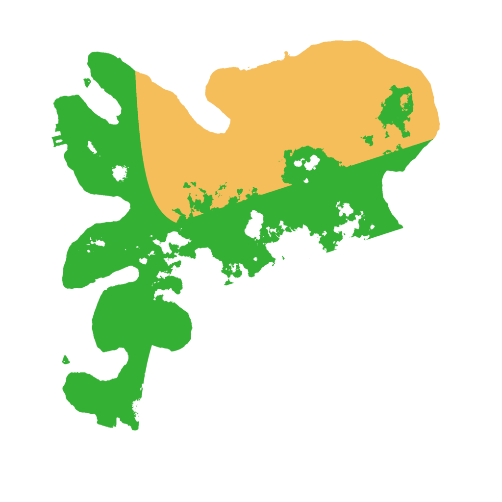 Biome Rust Map: Procedural Map, Size: 3000, Seed: 12395