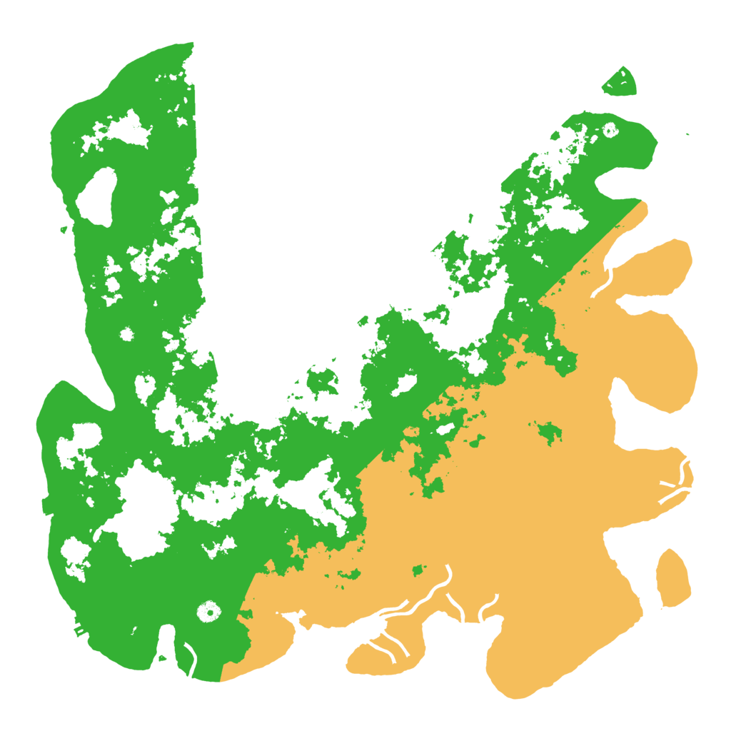 Biome Rust Map: Procedural Map, Size: 5000, Seed: 128764566