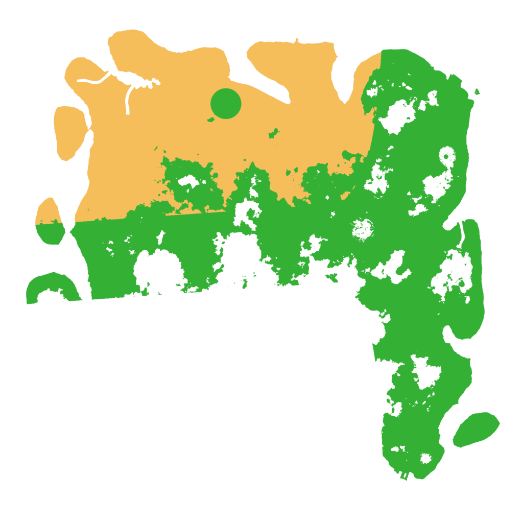 Biome Rust Map: Procedural Map, Size: 4500, Seed: 145716586