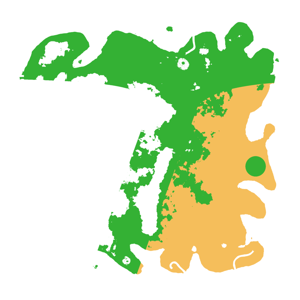 Biome Rust Map: Procedural Map, Size: 3900, Seed: 9379992