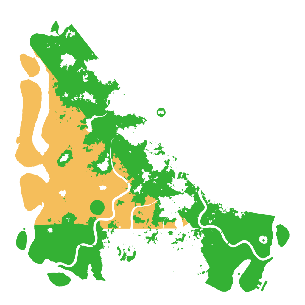 Biome Rust Map: Procedural Map, Size: 5500, Seed: 1498625481