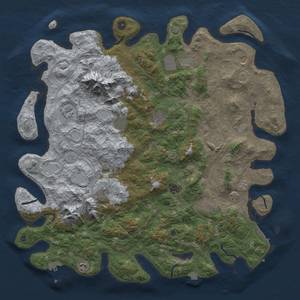 Thumbnail Rust Map: Procedural Map, Size: 5000, Seed: 420848249, 19 Monuments