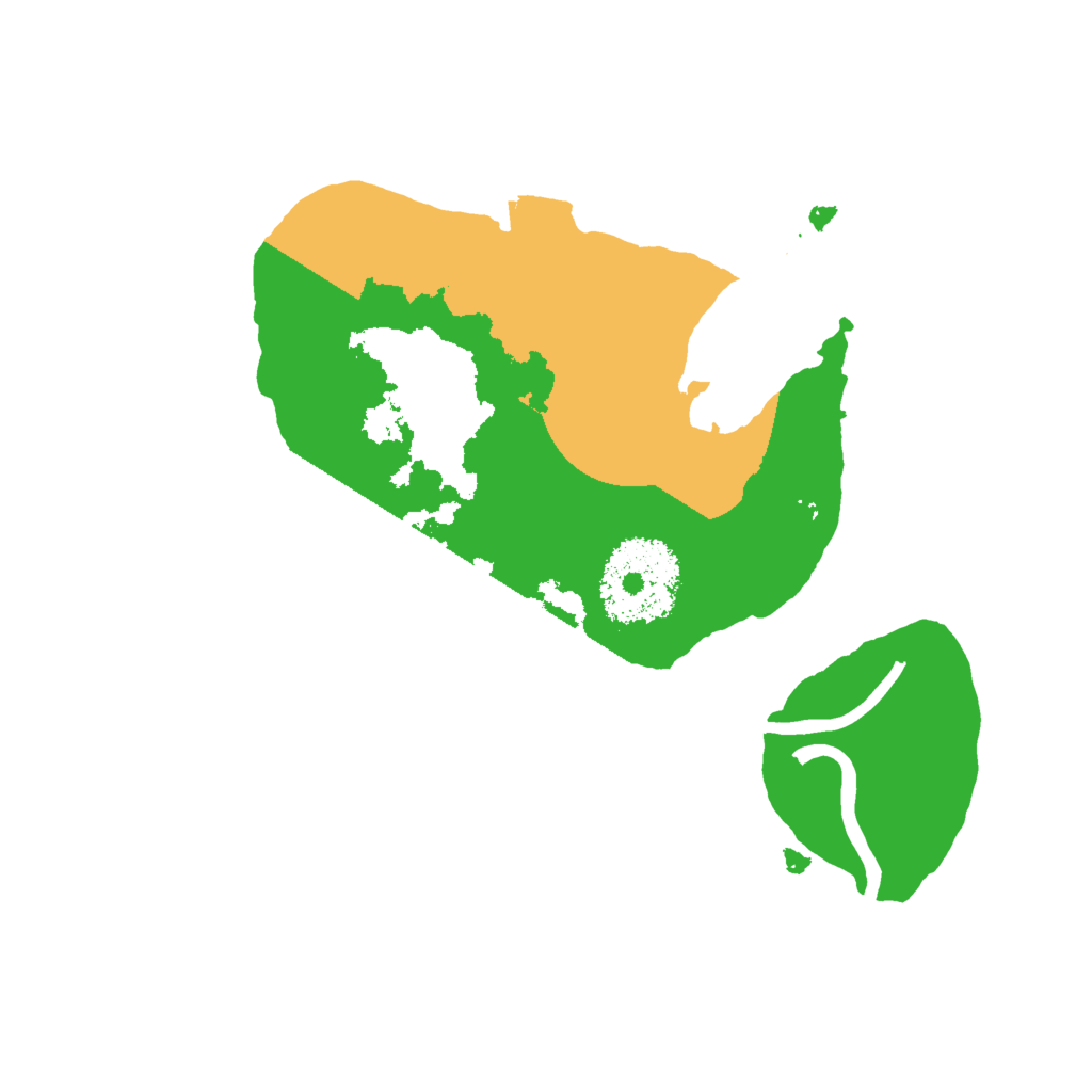 Biome Rust Map: Procedural Map, Size: 2000, Seed: 7123713