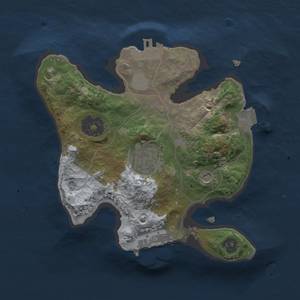 Thumbnail Rust Map: Procedural Map, Size: 2000, Seed: 45347654, 7 Monuments