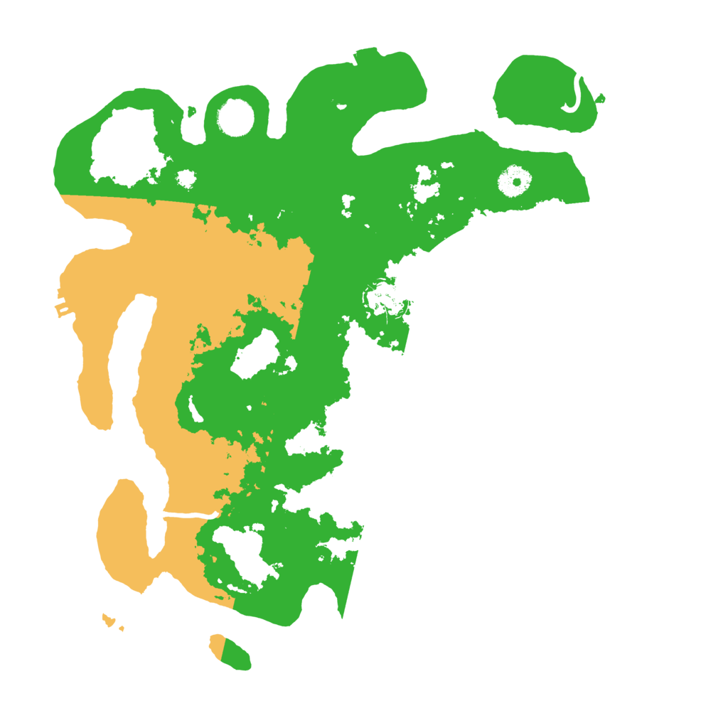 Biome Rust Map: Procedural Map, Size: 3500, Seed: 207245711