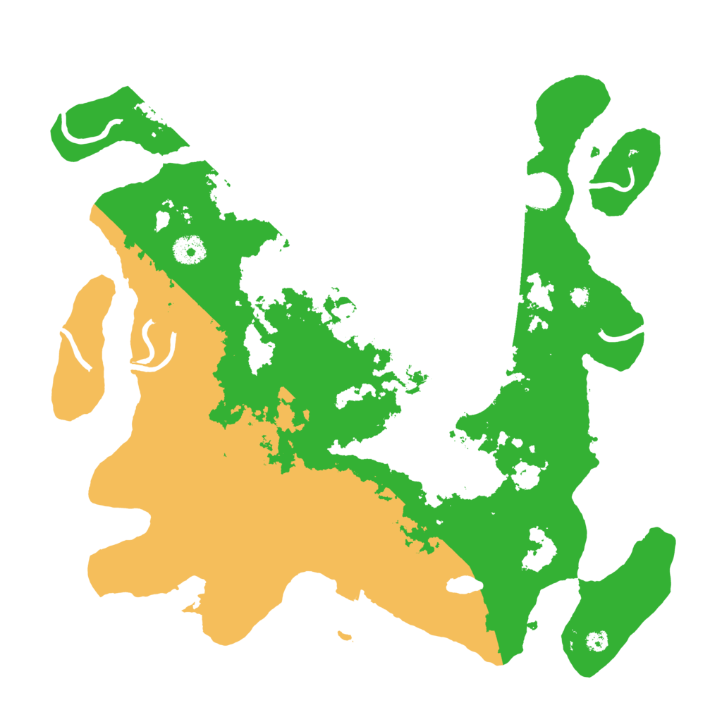 Biome Rust Map: Procedural Map, Size: 3500, Seed: 55616406