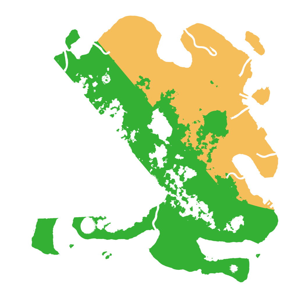 Biome Rust Map: Procedural Map, Size: 3500, Seed: 1524439840