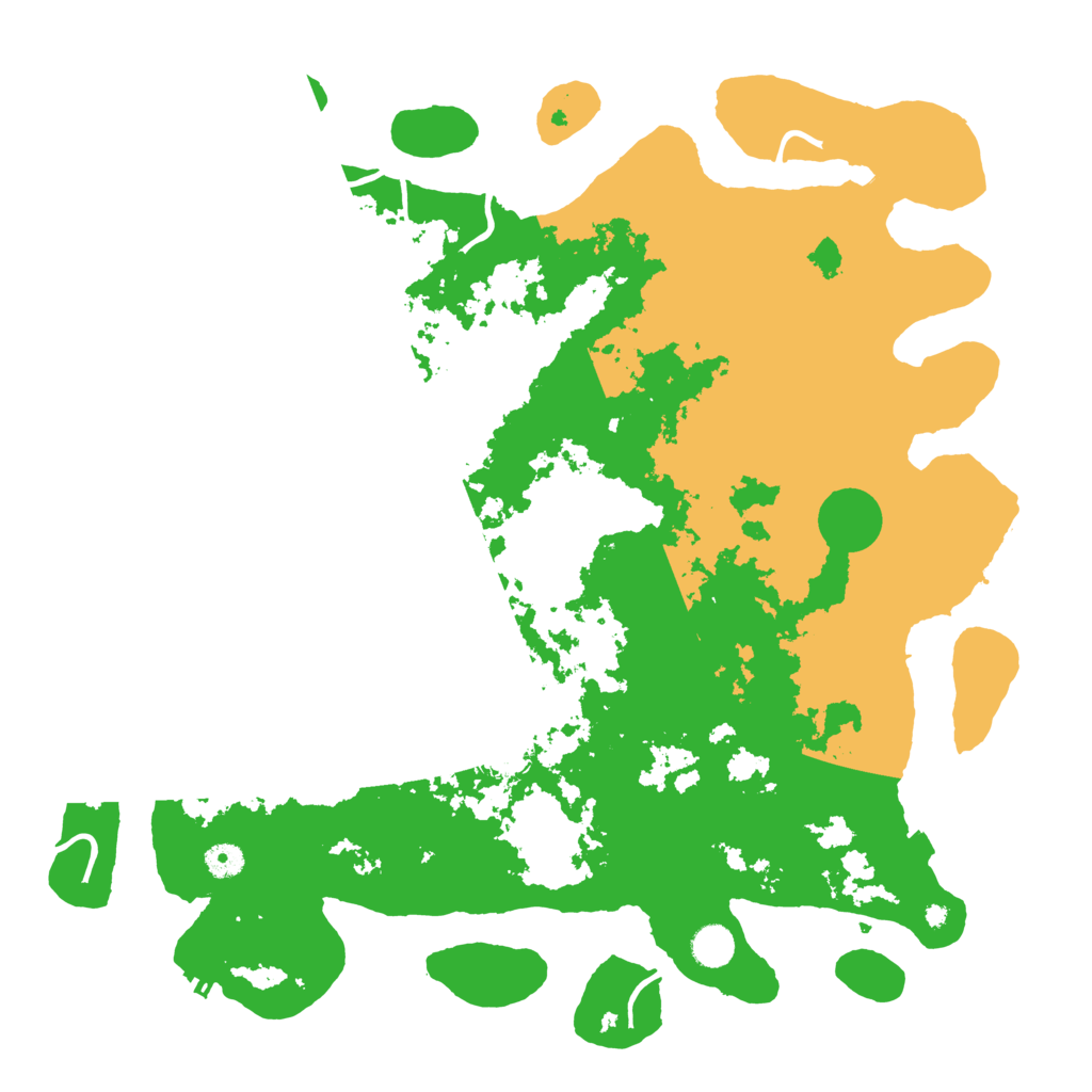 Biome Rust Map: Procedural Map, Size: 4500, Seed: 1661527462