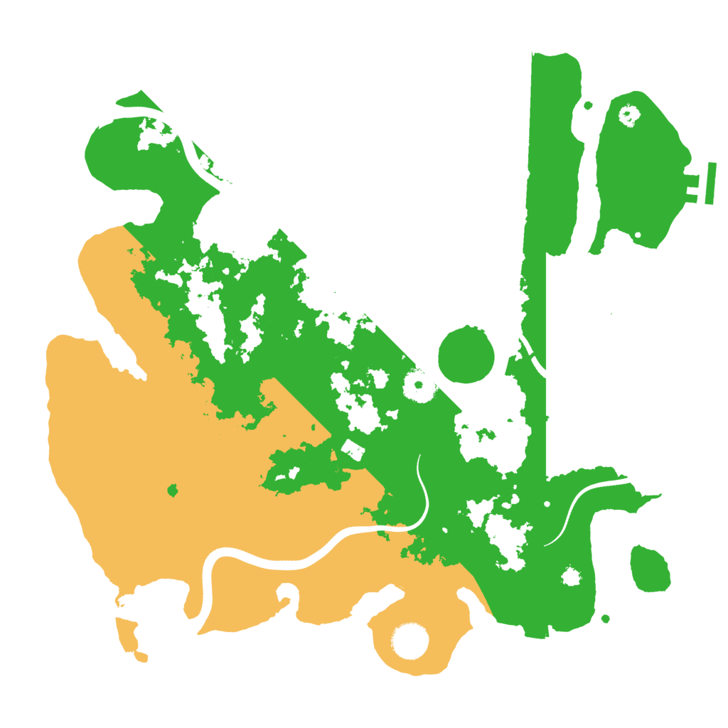 Biome Rust Map: Procedural Map, Size: 3500, Seed: 1567220980