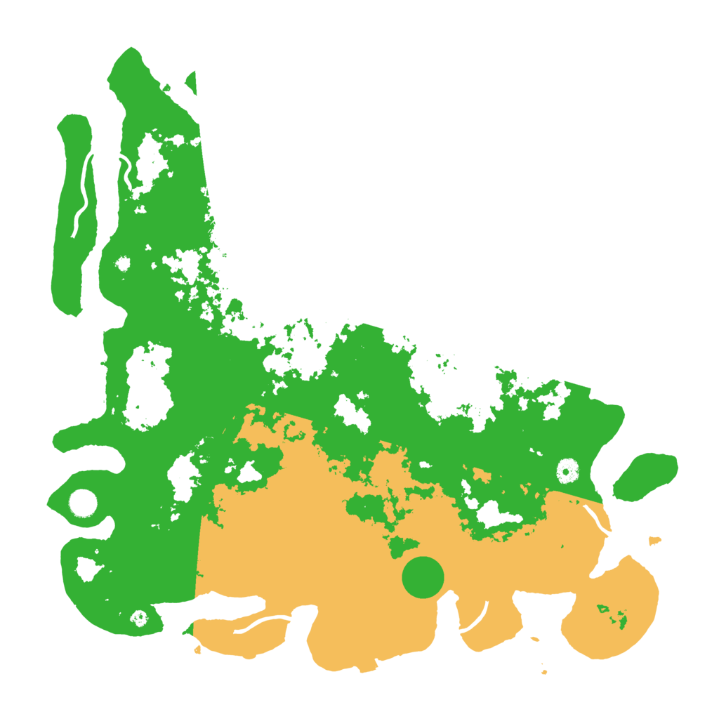 Biome Rust Map: Procedural Map, Size: 4500, Seed: 2023477303
