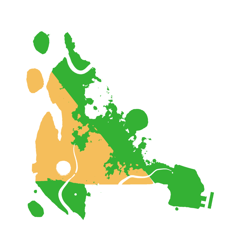 Biome Rust Map: Procedural Map, Size: 3000, Seed: 439979187