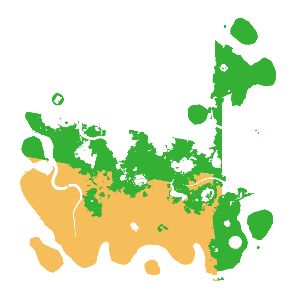 Biome Rust Map: Procedural Map, Size: 4000, Seed: 80504