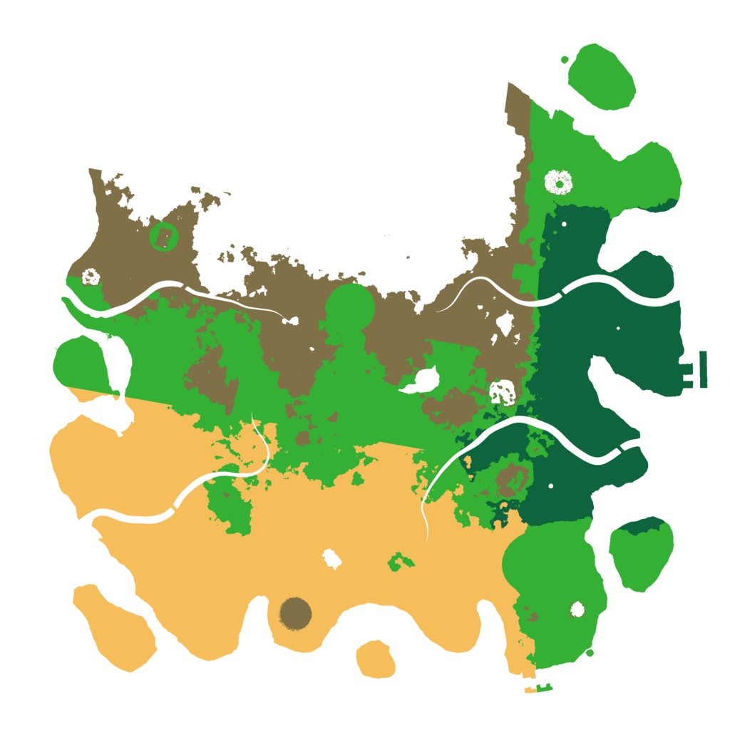 Biome Rust Map: Procedural Map, Size: 4000, Seed: 80504