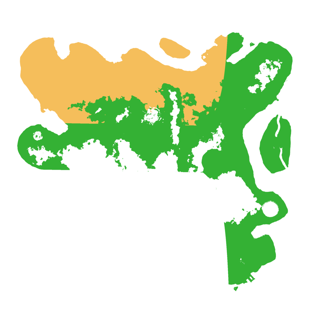 Biome Rust Map: Procedural Map, Size: 3500, Seed: 1108265250