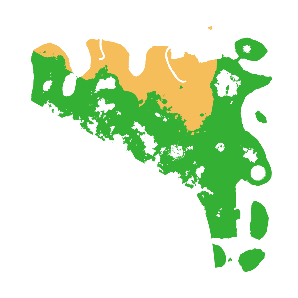Biome Rust Map: Procedural Map, Size: 3500, Seed: 803160529