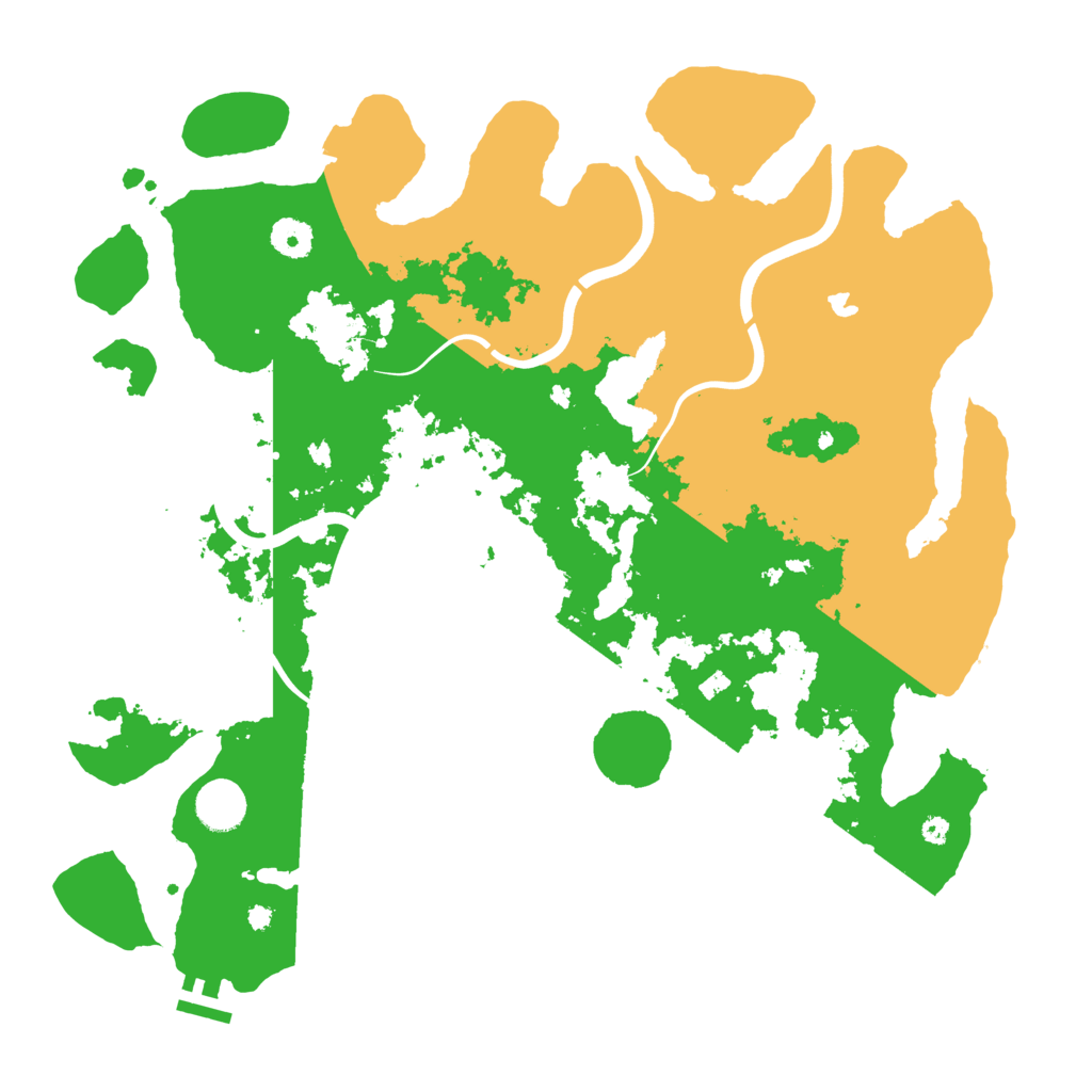Biome Rust Map: Procedural Map, Size: 4000, Seed: 1299162570