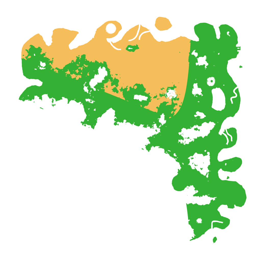 Biome Rust Map: Procedural Map, Size: 4500, Seed: 53421