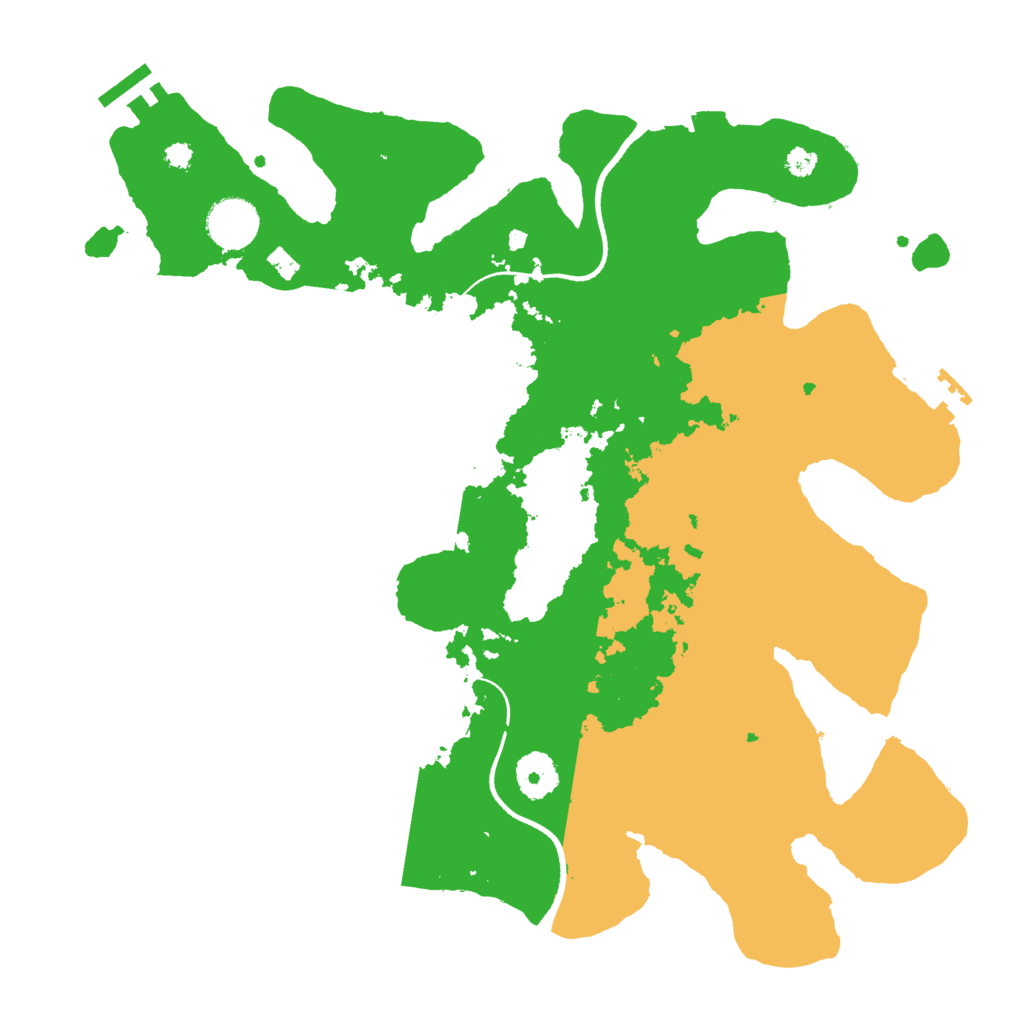 Biome Rust Map: Procedural Map, Size: 3500, Seed: 1898237000