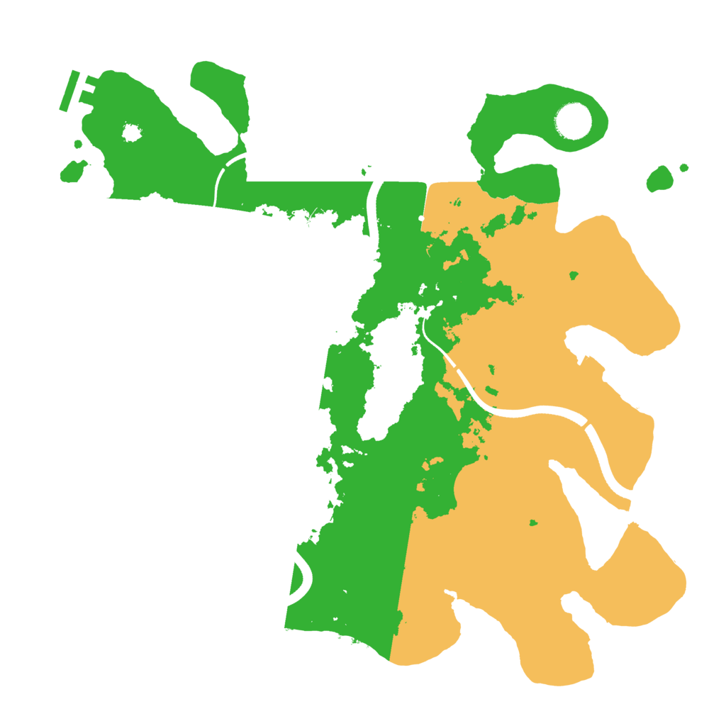 Biome Rust Map: Procedural Map, Size: 3500, Seed: 1898237000