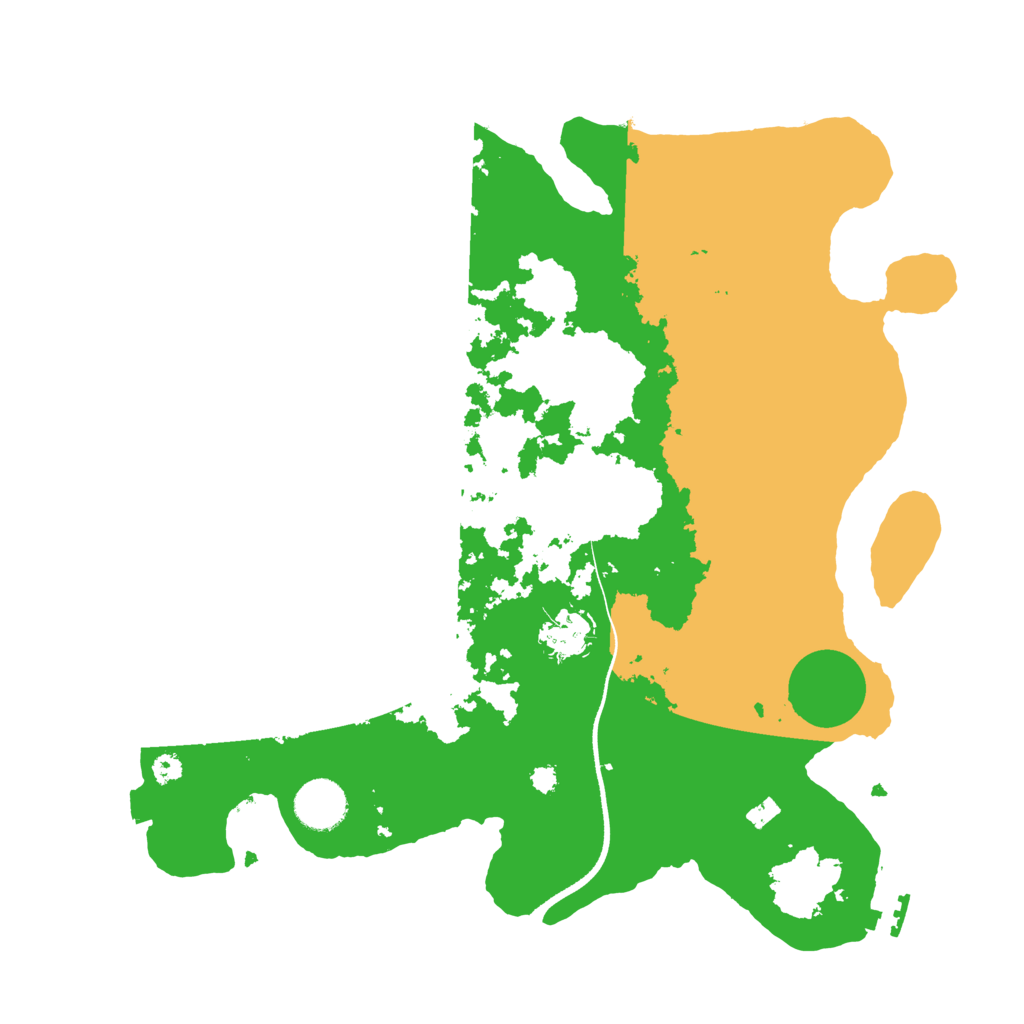 Biome Rust Map: Procedural Map, Size: 3500, Seed: 903077953