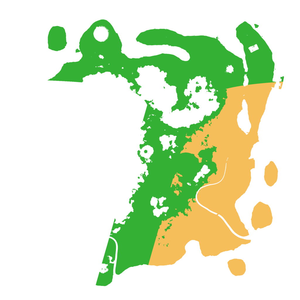 Biome Rust Map: Procedural Map, Size: 3500, Seed: 1419868025