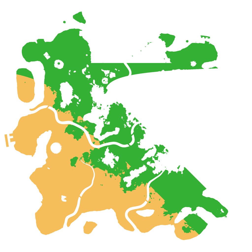 Biome Rust Map: Procedural Map, Size: 4050, Seed: 1796897076