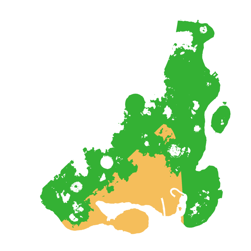 Biome Rust Map: Procedural Map, Size: 3500, Seed: 1282435335