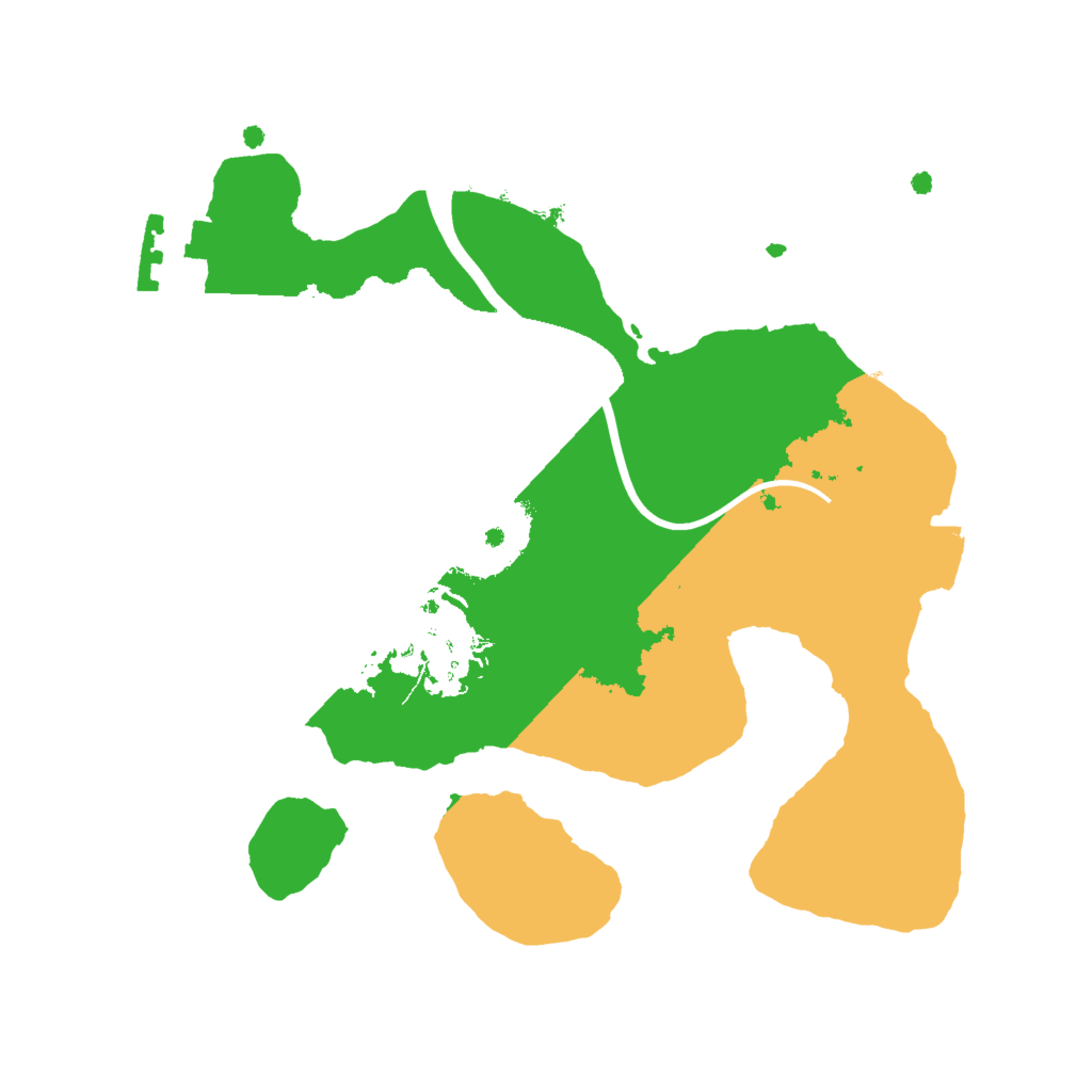 Biome Rust Map: Procedural Map, Size: 2000, Seed: 94494803