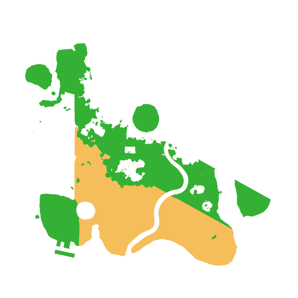 Biome Rust Map: Procedural Map, Size: 3000, Seed: 749594051