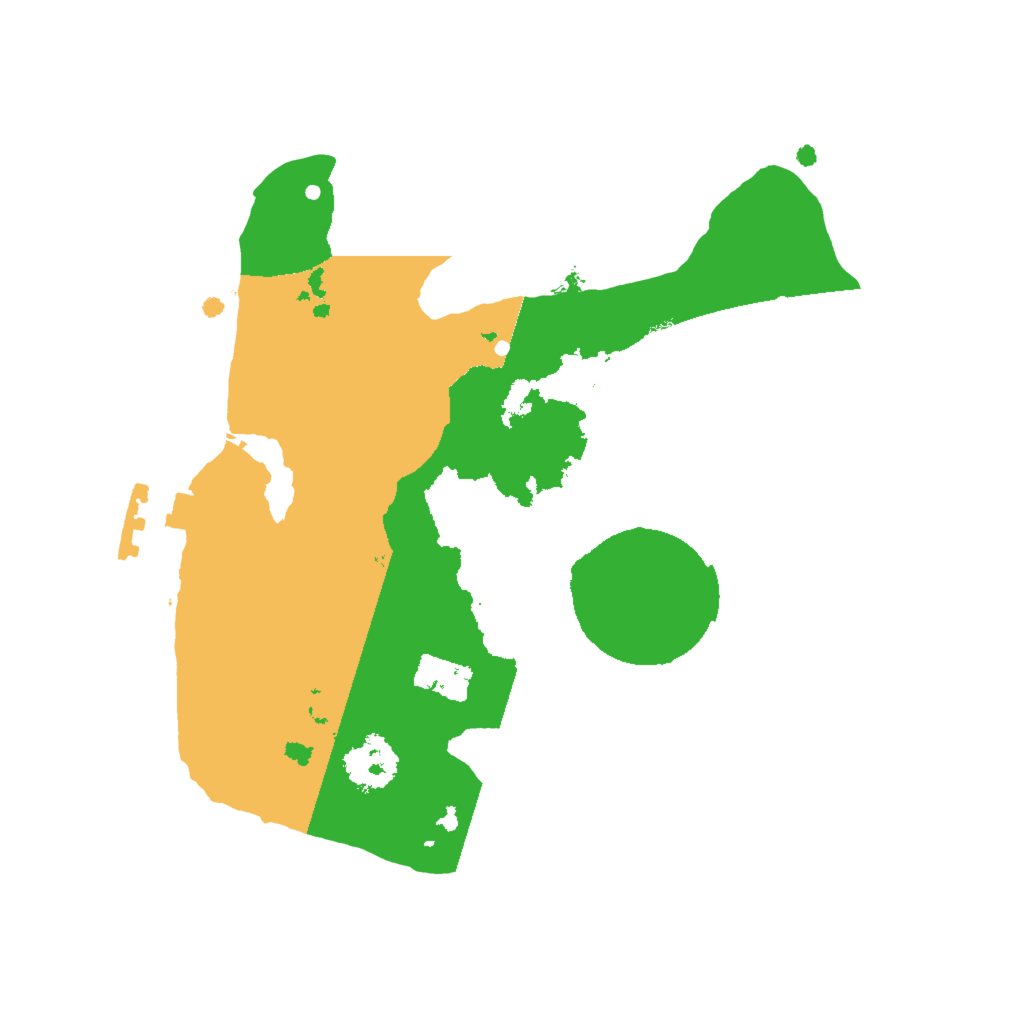 Biome Rust Map: Procedural Map, Size: 2000, Seed: 30369293