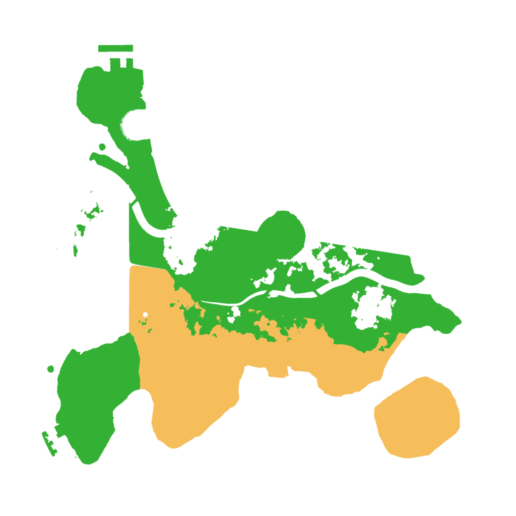 Biome Rust Map: Procedural Map, Size: 3000, Seed: 494088584