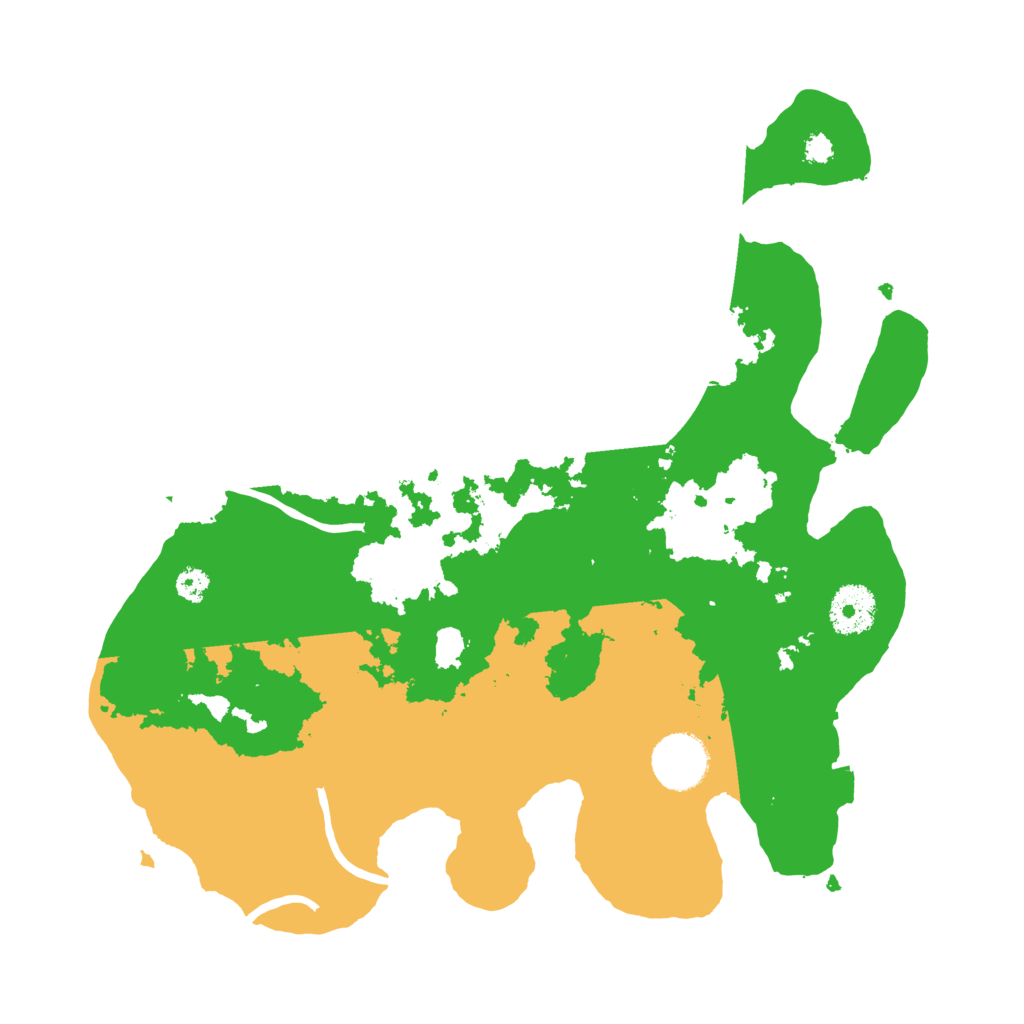 Biome Rust Map: Procedural Map, Size: 3200, Seed: 11124