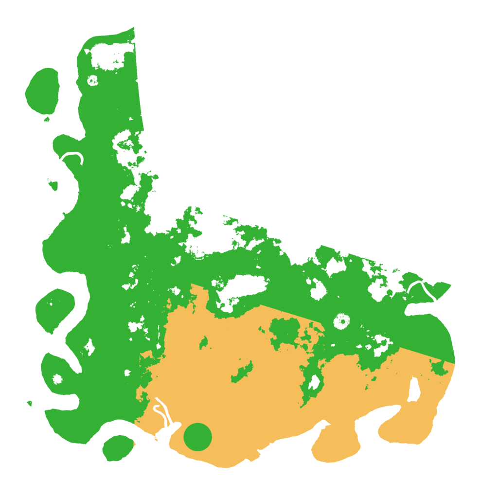Biome Rust Map: Procedural Map, Size: 4651, Seed: 13825