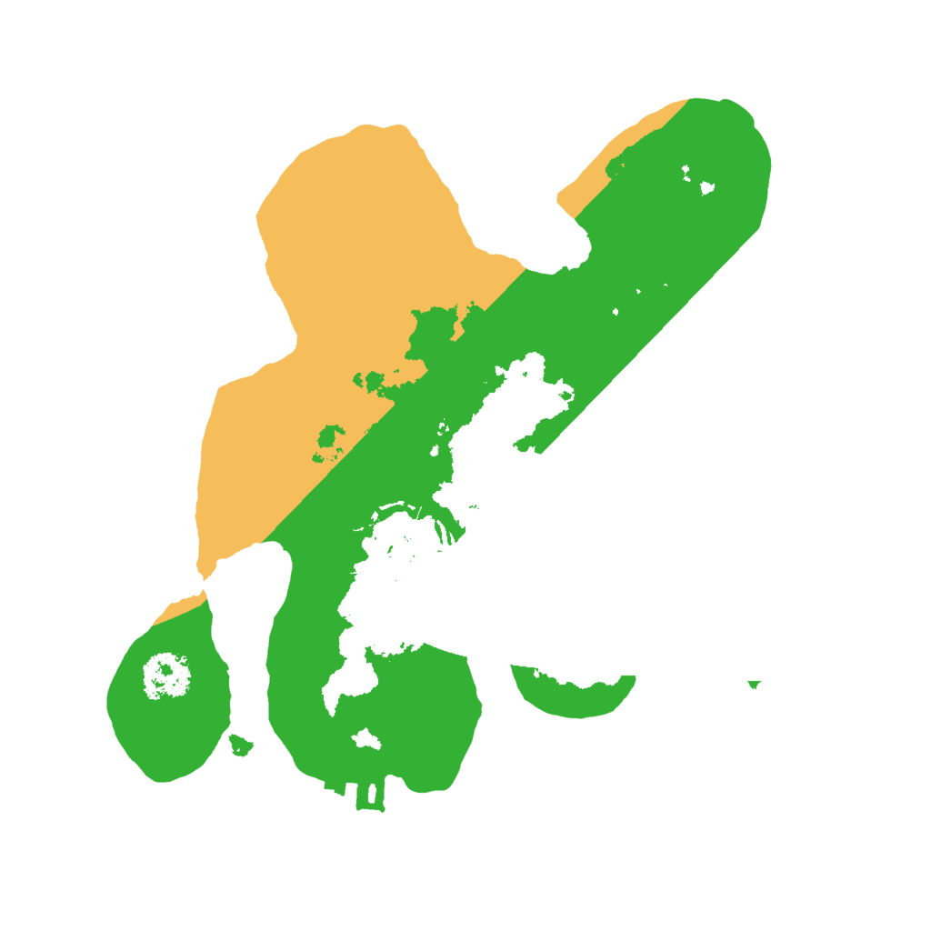 Biome Rust Map: Procedural Map, Size: 2000, Seed: 884563362