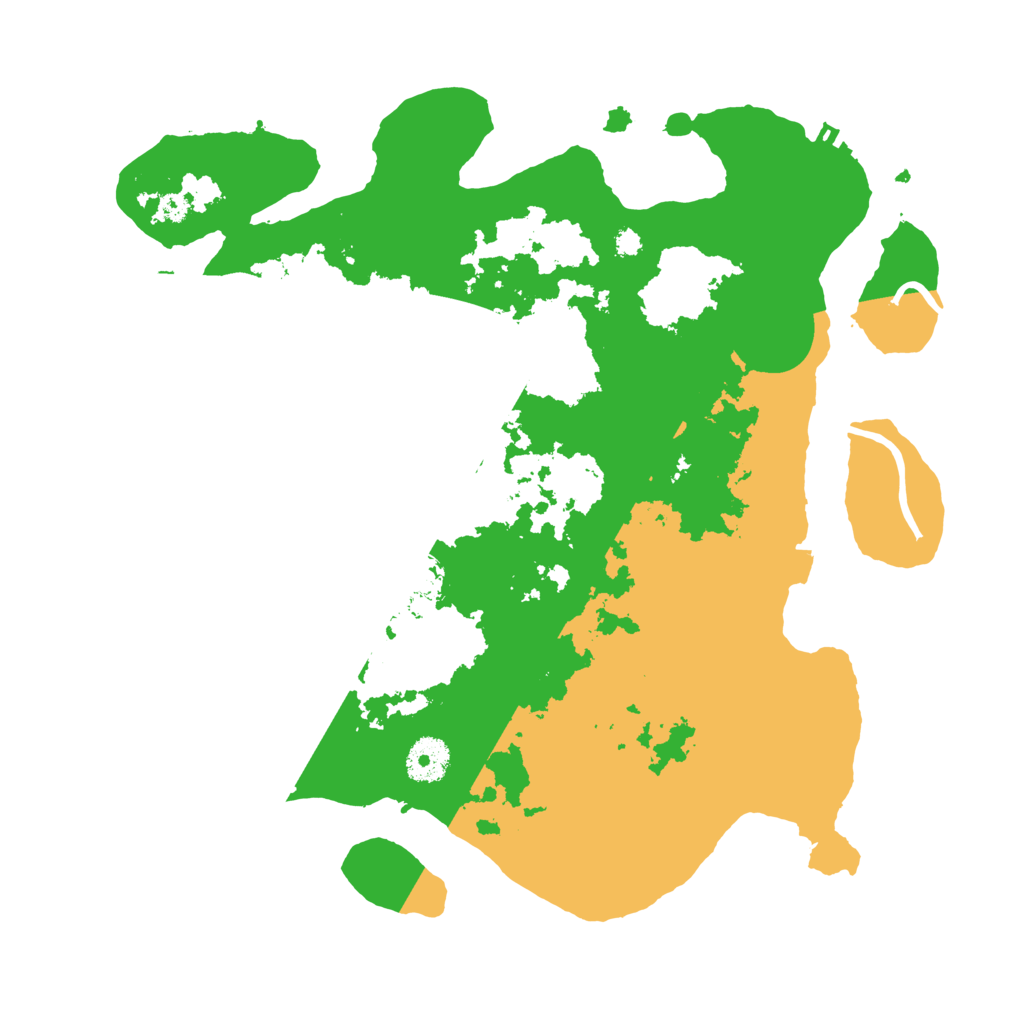 Biome Rust Map: Procedural Map, Size: 3500, Seed: 943292490