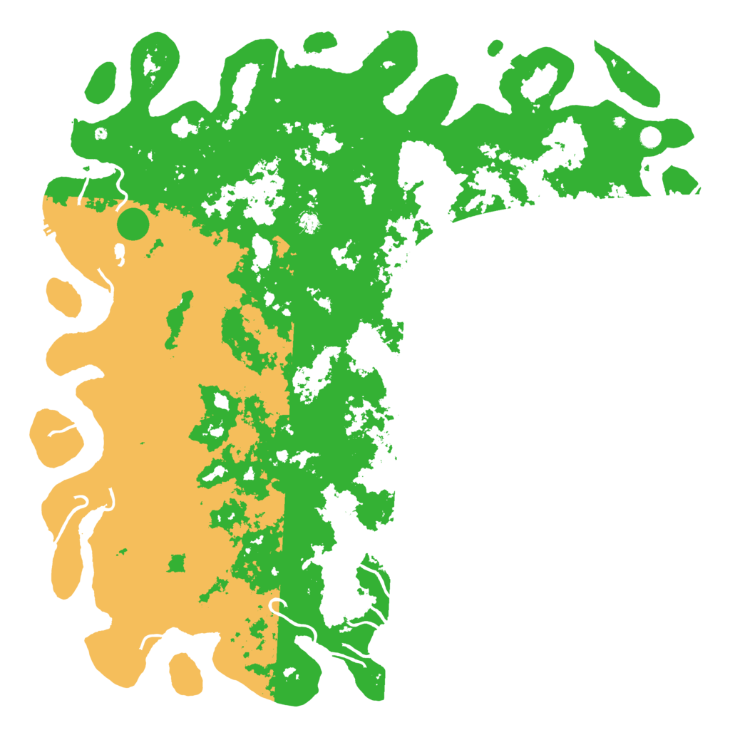 Biome Rust Map: Procedural Map, Size: 6000, Seed: 20080722