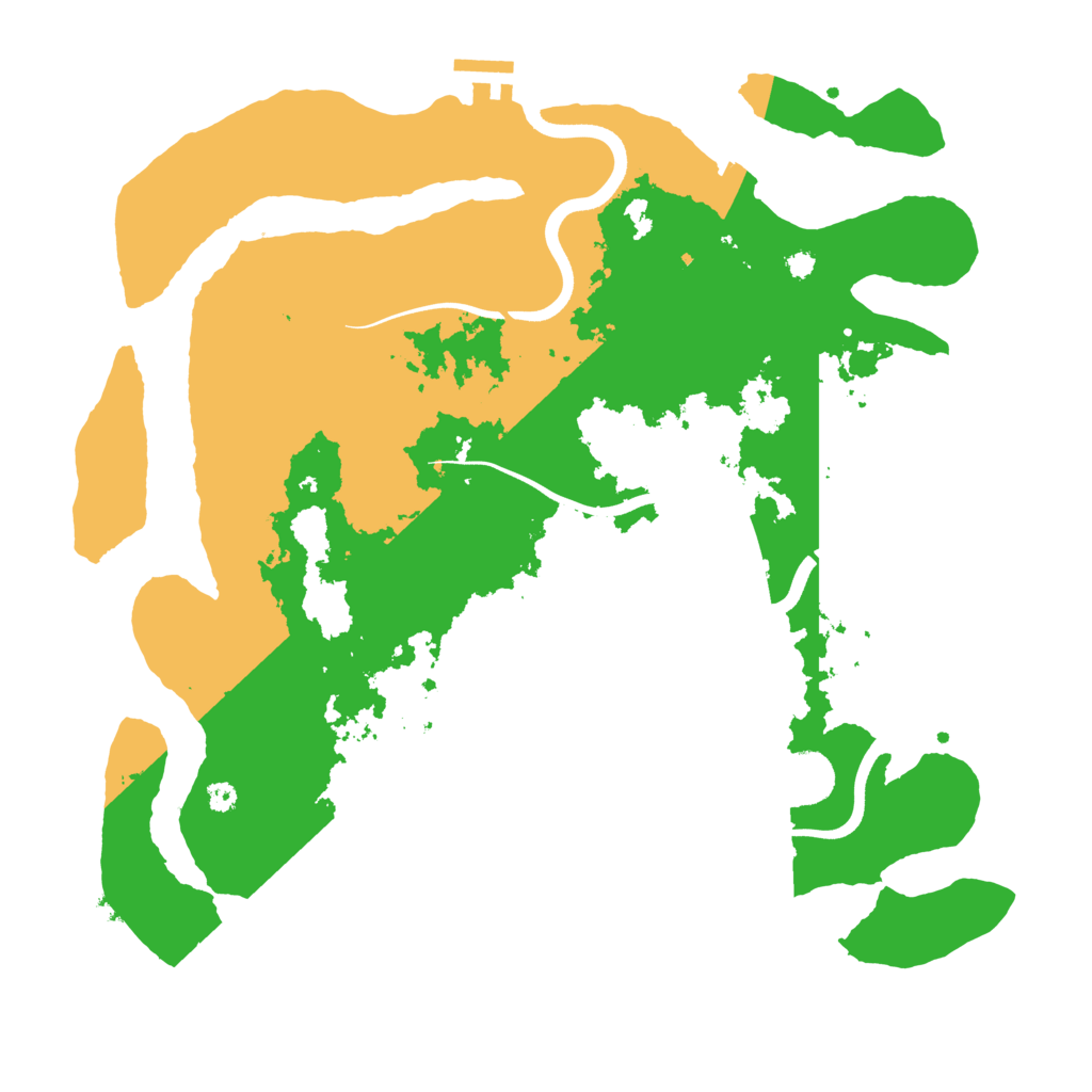 Biome Rust Map: Procedural Map, Size: 3700, Seed: 618913683