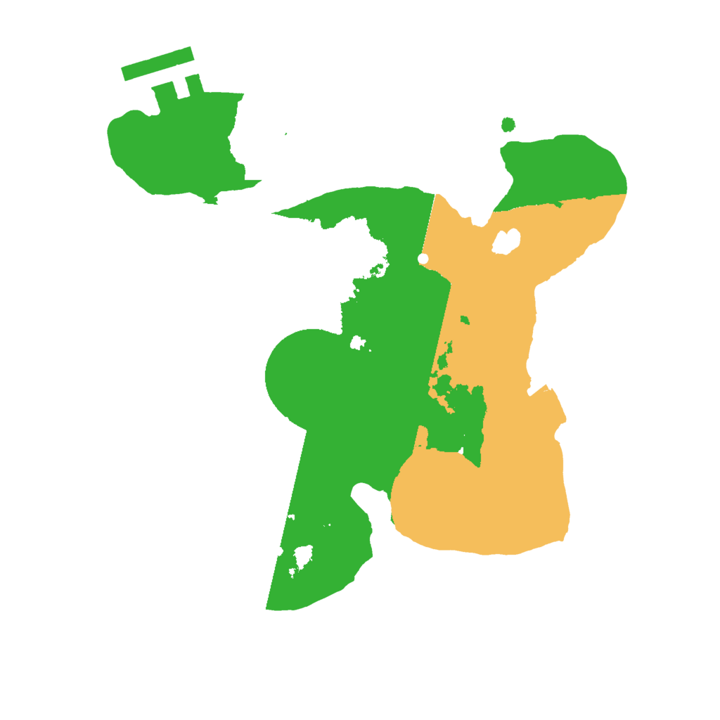 Biome Rust Map: Procedural Map, Size: 2000, Seed: 389569218