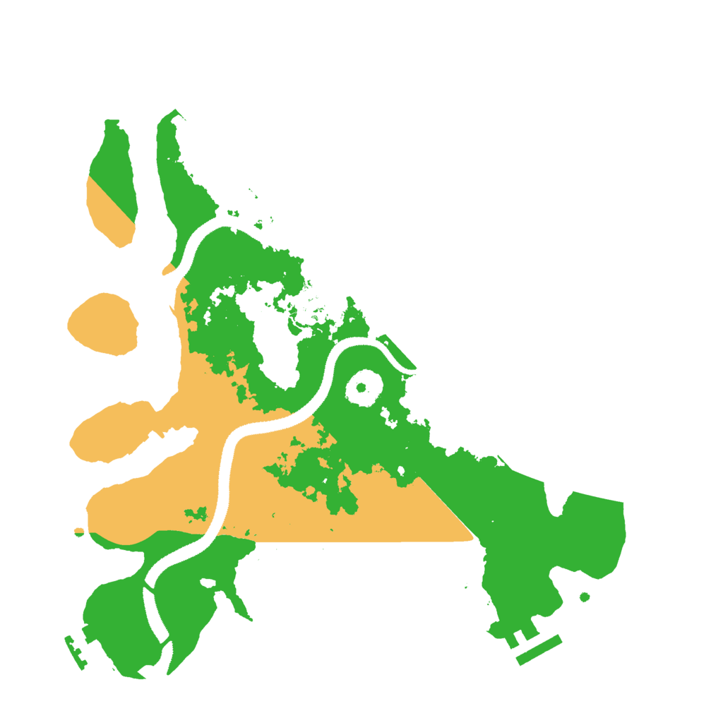 Biome Rust Map: Procedural Map, Size: 3000, Seed: 153964319
