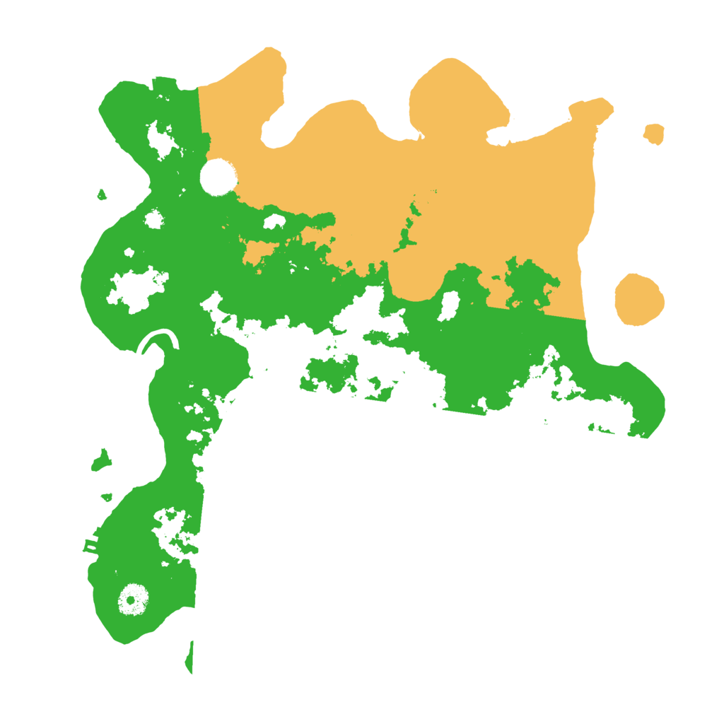 Biome Rust Map: Procedural Map, Size: 3500, Seed: 805807191