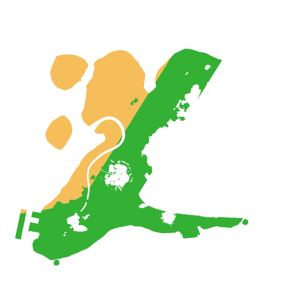 Biome Rust Map: Procedural Map, Size: 2000, Seed: 1689677022