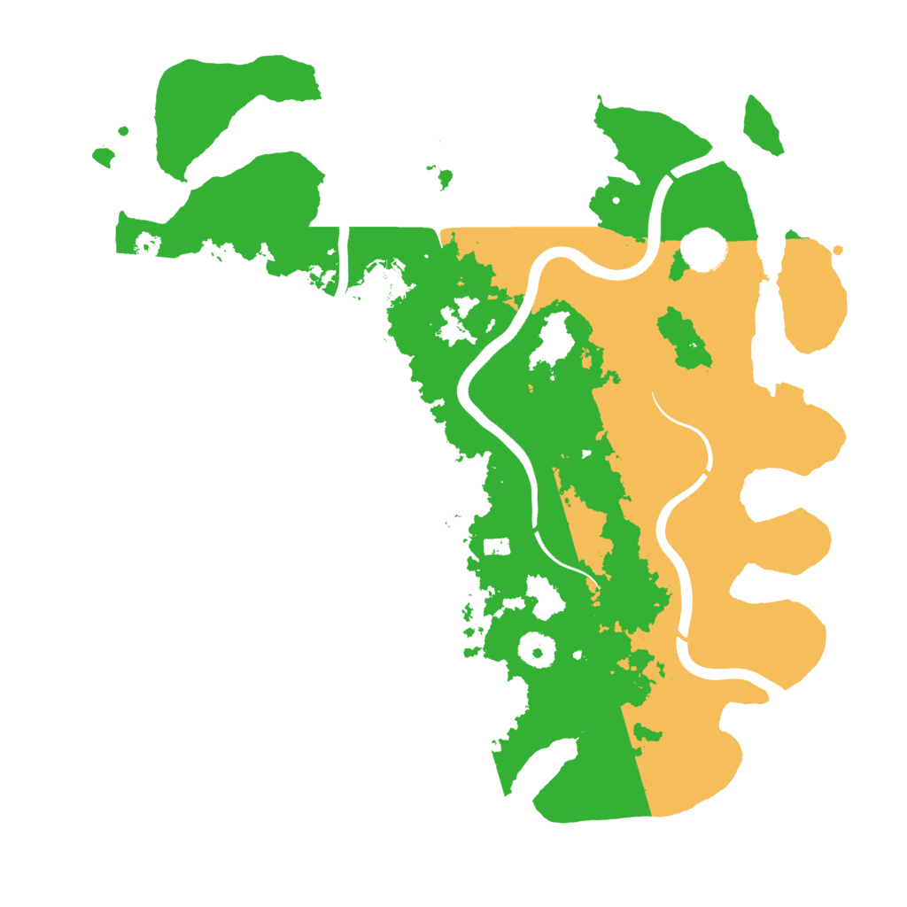 Biome Rust Map: Procedural Map, Size: 3700, Seed: 1948317527