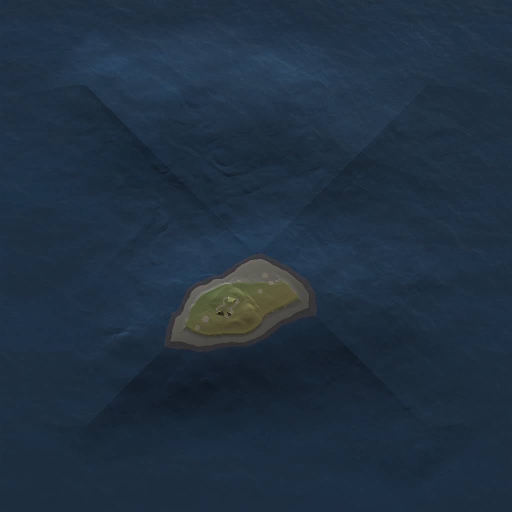 Rust Map: Procedural Map, Size: 1000, Seed: 1241241525, 3 Monuments