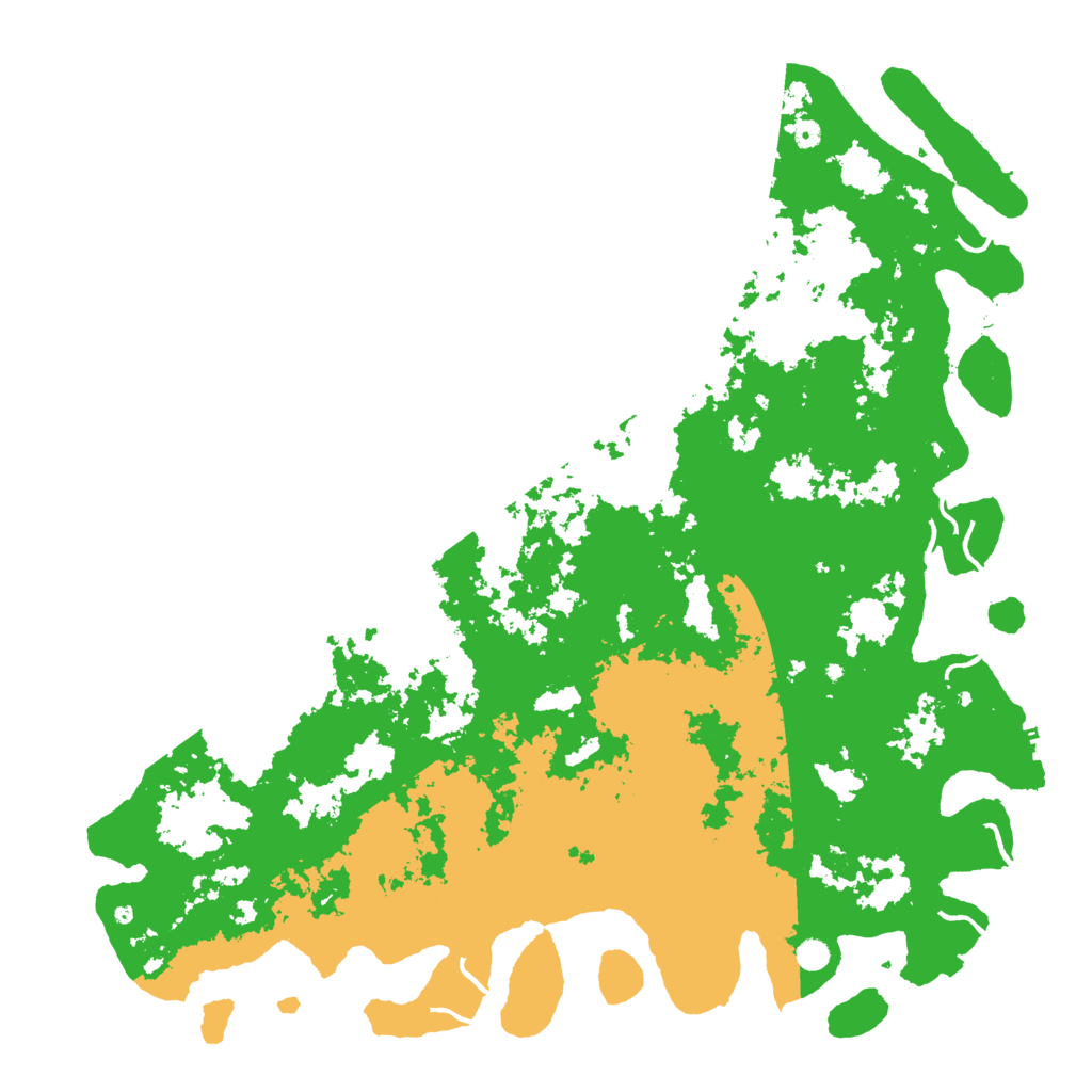 Biome Rust Map: Procedural Map, Size: 6000, Seed: 418514212