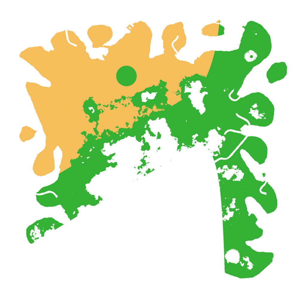 Biome Rust Map: Procedural Map, Size: 3950, Seed: 1975285517