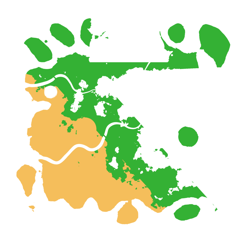 Biome Rust Map: Procedural Map, Size: 3500, Seed: 1537045631