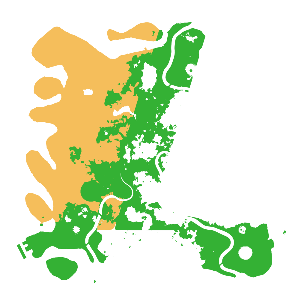 Biome Rust Map: Procedural Map, Size: 4000, Seed: 524889
