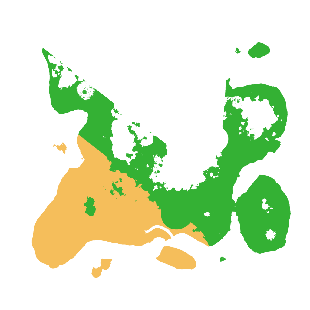 Biome Rust Map: Procedural Map, Size: 2800, Seed: 13485