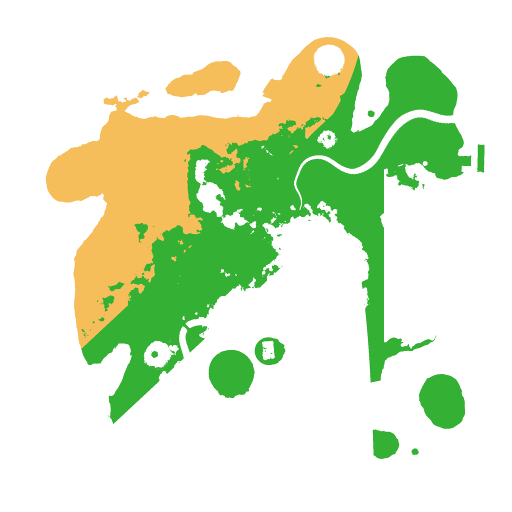 Biome Rust Map: Procedural Map, Size: 3000, Seed: 3941